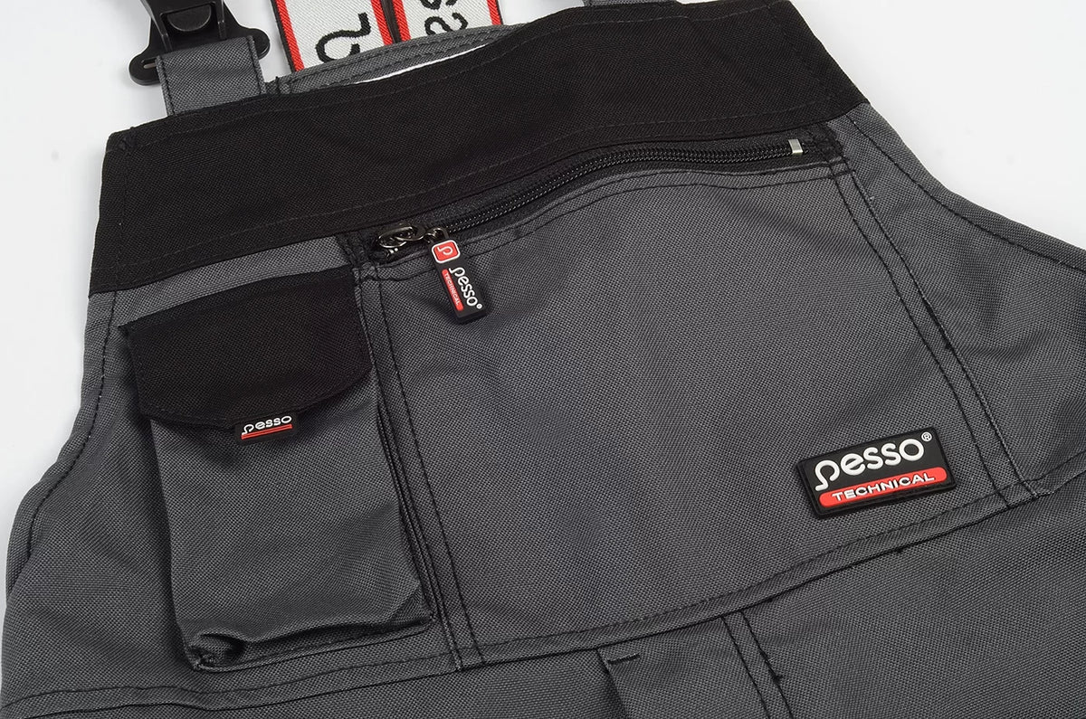 DPCP, PANTALON DE TRAVAIL EN TOILE PESSO, GRIS