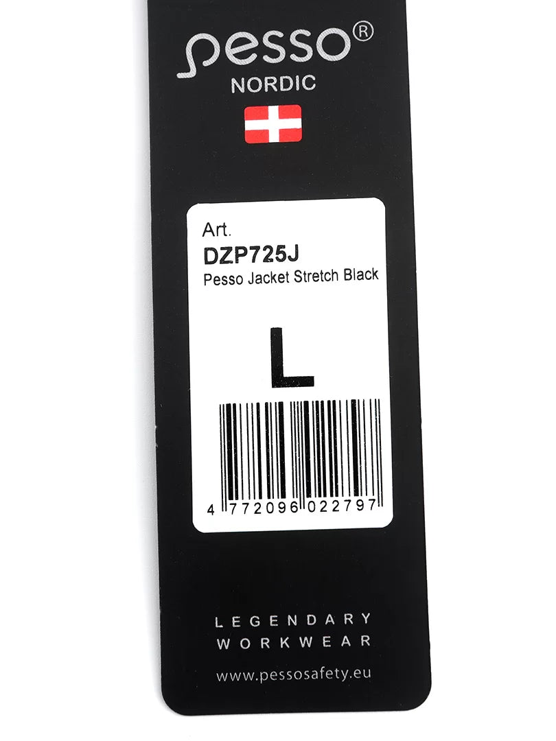 DZP725J, PULL EXTENSIBLE À 4 SENS AVEC ZIP PESSO, NOIR 