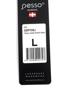 DZP725J, PULL EXTENSIBLE À 4 SENS AVEC ZIP PESSO, NOIR 