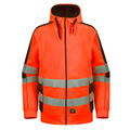 FL05_G ,WARM ZIP THROUGH FLEECE HOODIE PESSO , ORANGE