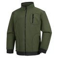 FMCN, PULL POLAIRE ZIPPÉ PESSO, VERT OLIVE