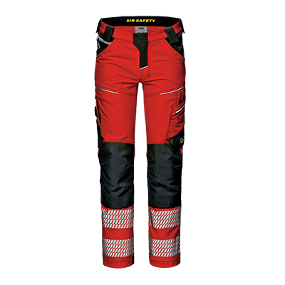 MC2061 - HI-VIS RED GEMINI GUARD trousers