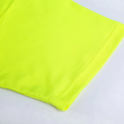 HVMCOT_G, HIGH VISIBILITY T-SHIRT PESSO HVMCOT, YELLOW