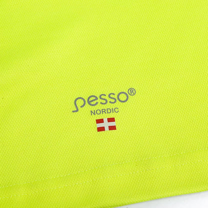 HVMCOT_G, HIGH VISIBILITY T-SHIRT PESSO HVMCOT, YELLOW