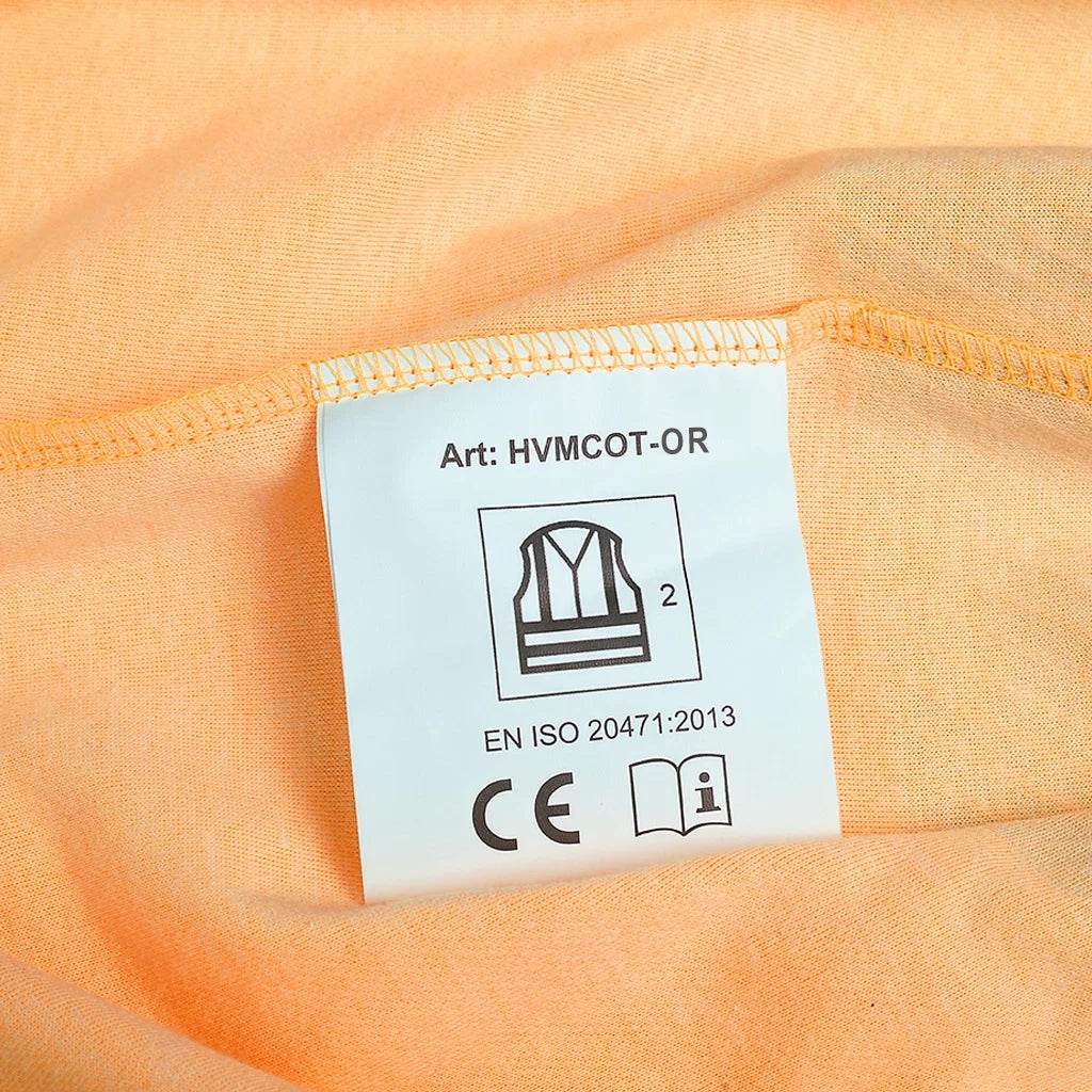 HVMCOT_OR, T-SHIRT HAUTE VISIBILITÉ PESSO HVMCOT, ORANGE