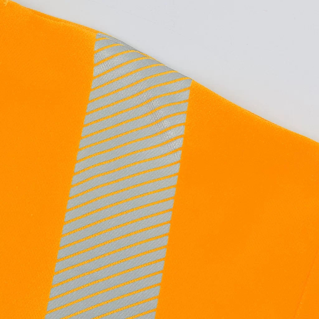 HVMIL_OR, T-SHIRT À MANCHES LONGUES HAUTE VISIBILITÉ PESSO, ORANGE