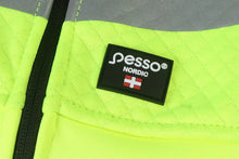 FL05_G, SWEAT À CAPUCHE EN POLAIRE ZIPPÉ CHAUD PESSO, JAUNE