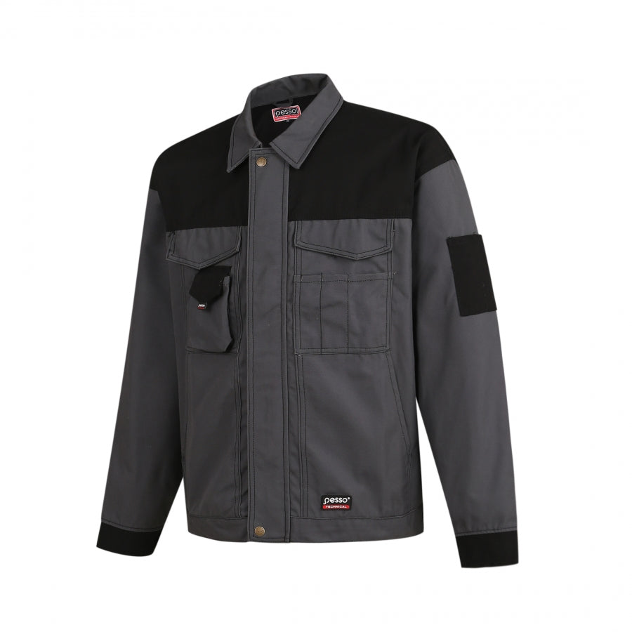 DSCPN VESTE DE TRAVAIL EN TOILE PESSO, GRIS
