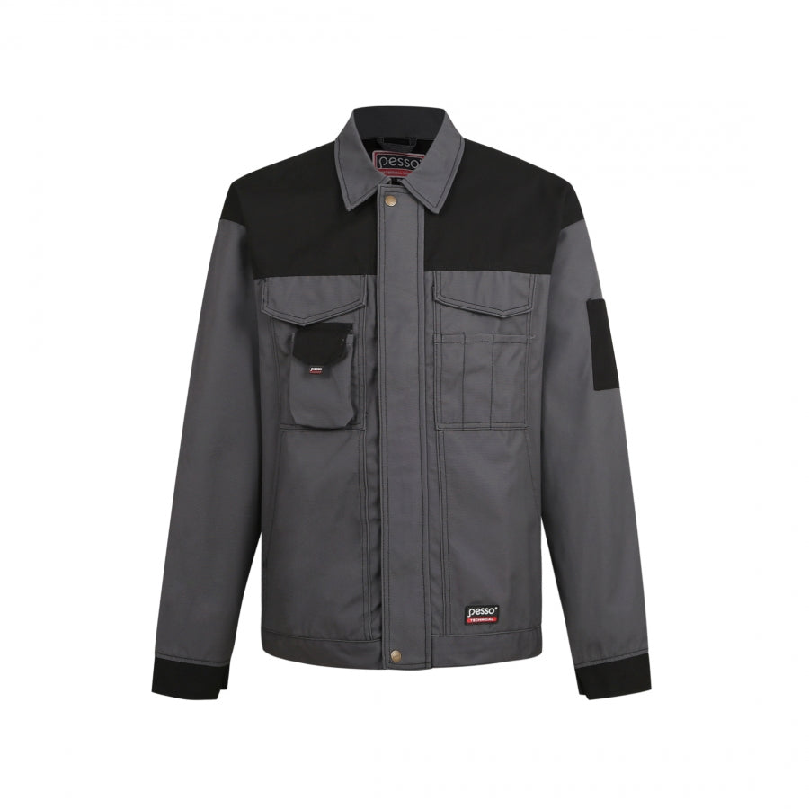 DSCPN VESTE DE TRAVAIL EN TOILE PESSO, GRIS