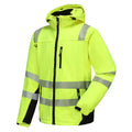 CALGARY_G, VESTE SOFTSHELL PESSO CALGARY HI-VIS, JAUNE
