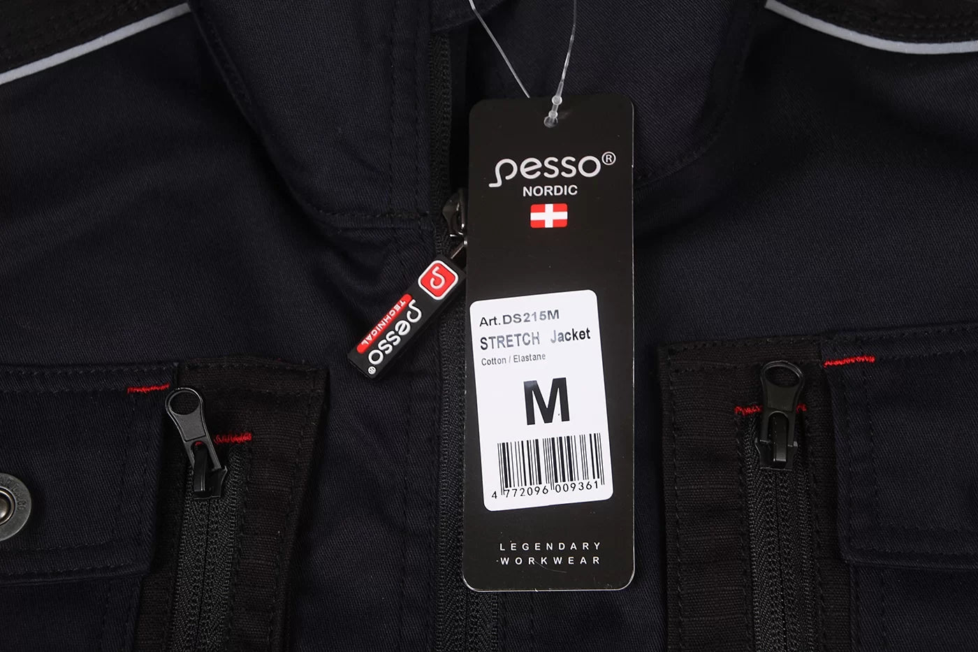 DS215M, WORKWEAR JACKET PESSO STRETCH 215, NAVY