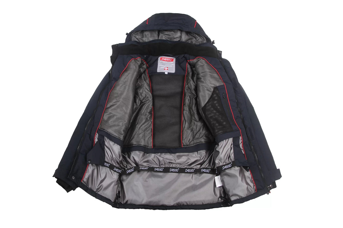 HELSINKI_M, VESTE D'HIVER IMPERMÉABLE PESSO HELSINKI, MARINE