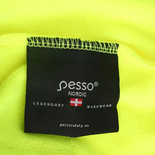 JERSEY_HV, SWEAT À CAPUCHE ZIPPÉ CHAUD PESSO JERSEY, NOIR/JAUNE
