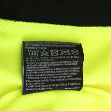 JERSEY_HV, SWEAT À CAPUCHE ZIPPÉ CHAUD PESSO JERSEY, NOIR/JAUNE