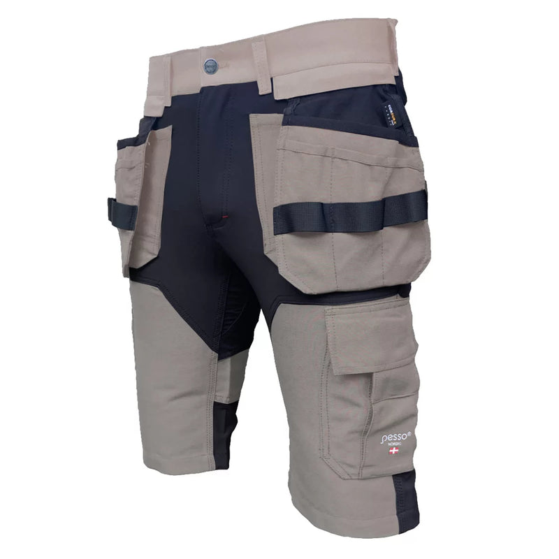 KB125B, SHORT DE TRAVAIL PESSO TITAN FLEXPRO 125, BEIGE