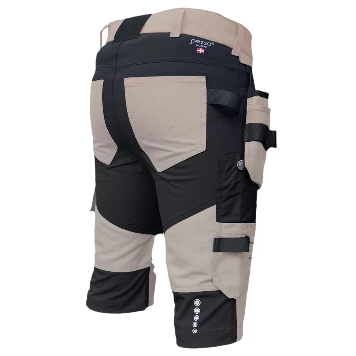 KB125B, SHORT DE TRAVAIL PESSO TITAN FLEXPRO 125, BEIGE