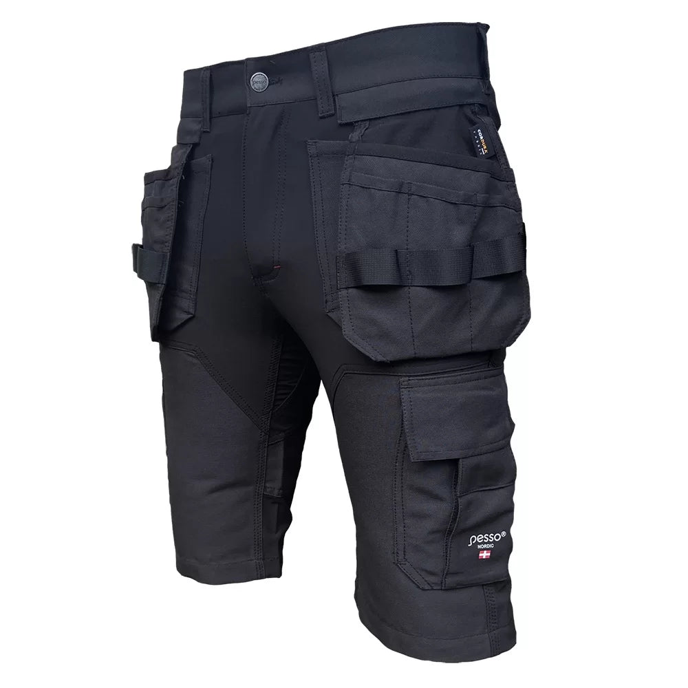 KB125P, SHORT DE TRAVAIL PESSO TITAN FLEXPRO 125, GRIS ESPACE