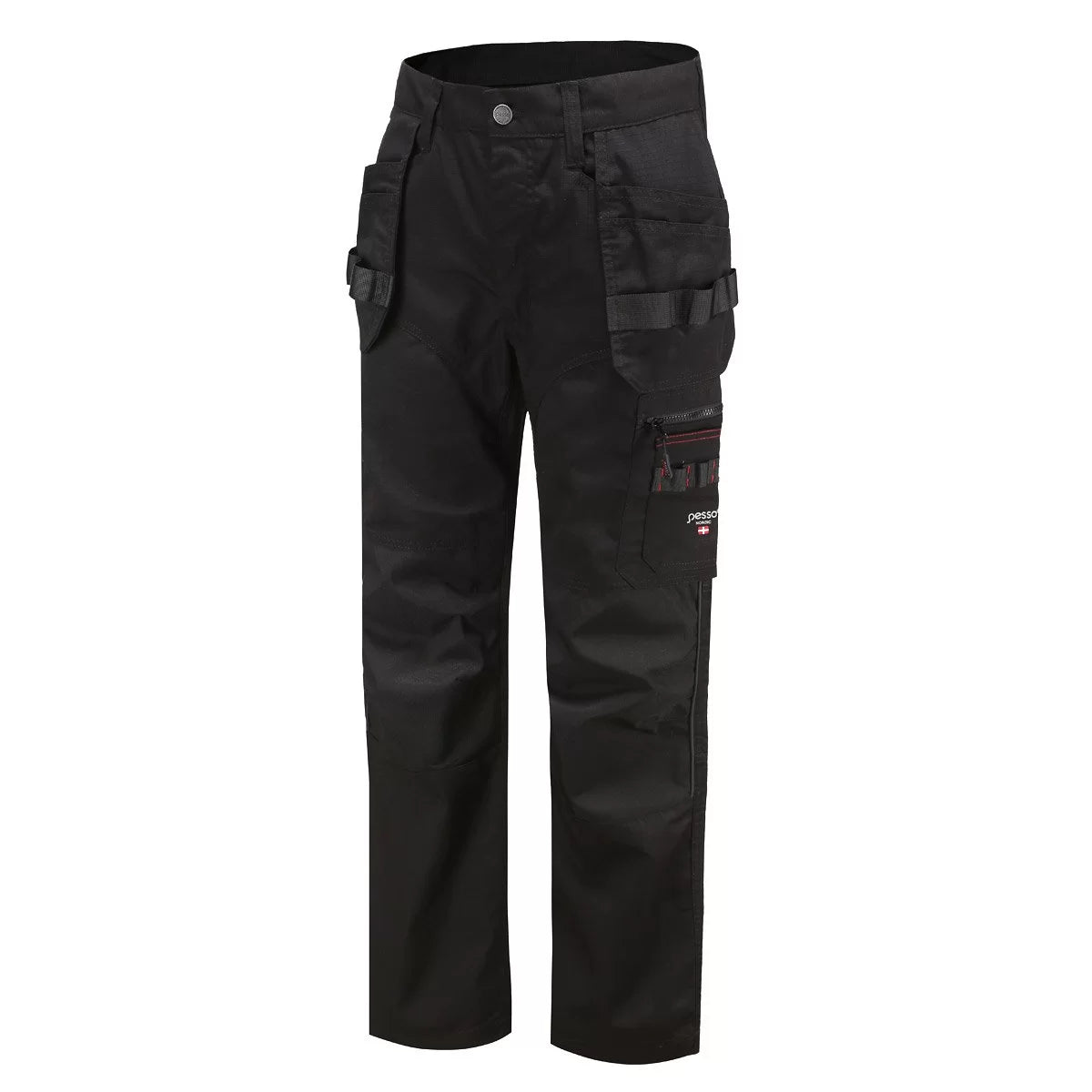 KD115B, PANTALON DE TRAVAIL PESSO RIPSTOP PRO NOIR