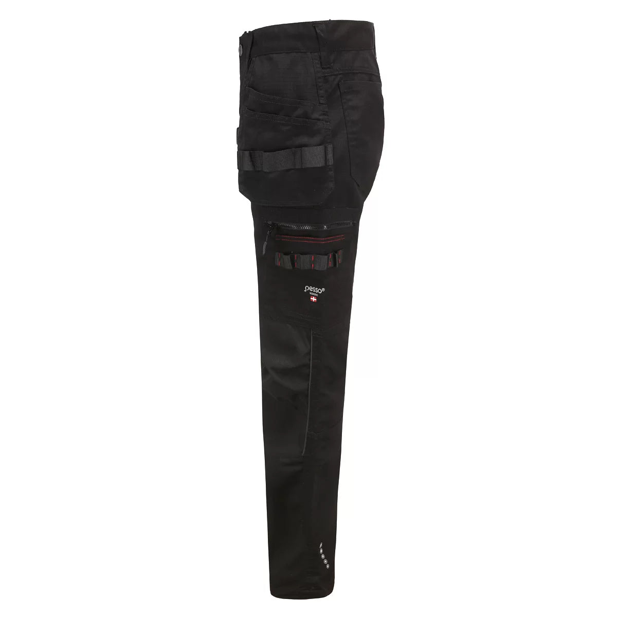KD115B, PANTALON DE TRAVAIL PESSO RIPSTOP PRO NOIR