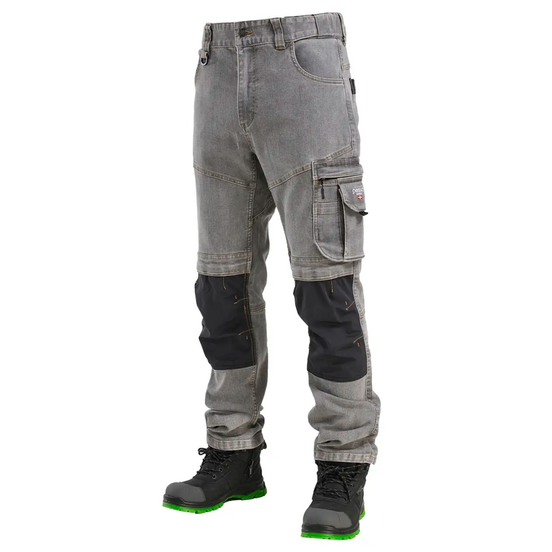 KD155_Grey, Workwear pants Pesso Denim Flex Ultimate Strech 155