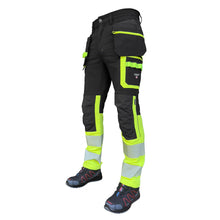 KD175_HVG, PANTALON DE TRAVAIL PESSO JUPITER FLEX FIT KD175_HVG, JAUNE