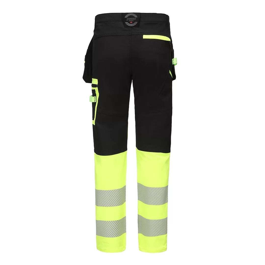 KD175_HVG, PANTALON DE TRAVAIL PESSO JUPITER FLEX FIT KD175_HVG, JAUNE