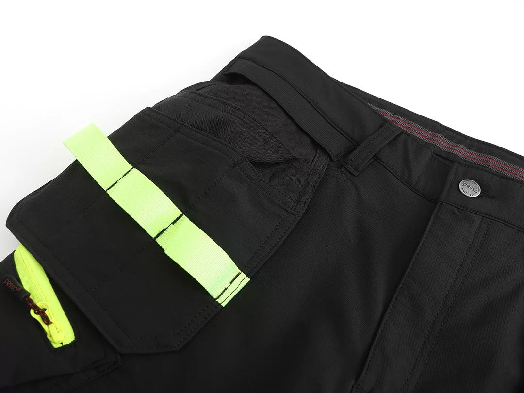 KD175_HVG, PANTALON DE TRAVAIL PESSO JUPITER FLEX FIT KD175_HVG, JAUNE