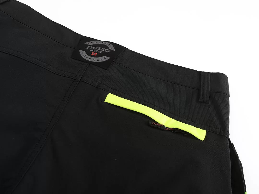 KD175_HVG, PANTALON DE TRAVAIL PESSO JUPITER FLEX FIT KD175_HVG, JAUNE