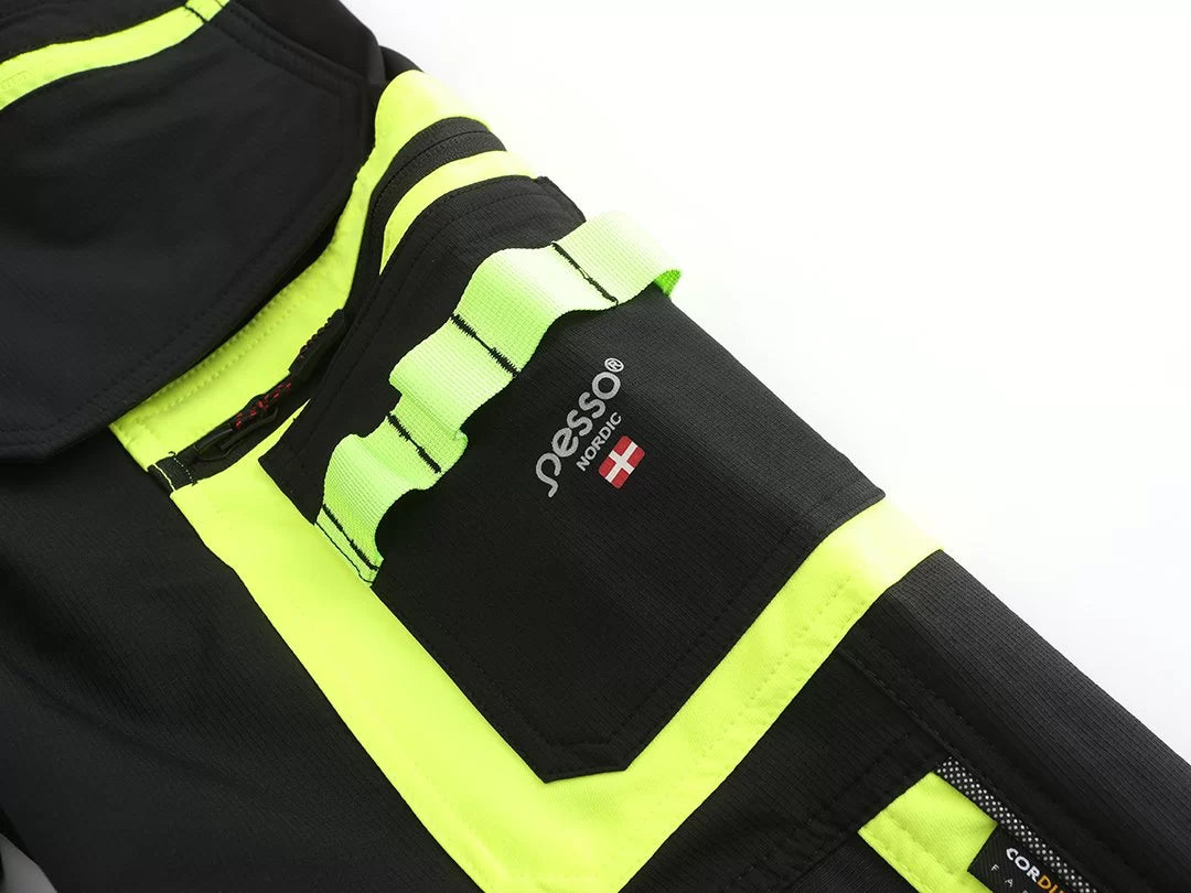 KD175_HVG, PANTALON DE TRAVAIL PESSO JUPITER FLEX FIT KD175_HVG, JAUNE