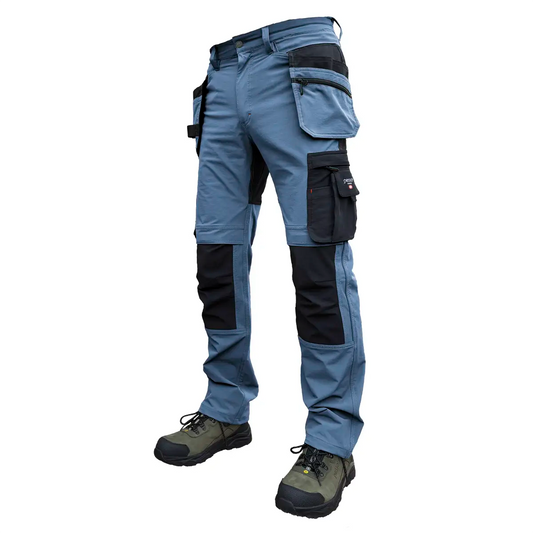 KD185_Blue, Workwear pants Pesso Nexus Flexpro