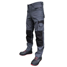 KDCP, PANTALON DE TRAVAIL EN TOILE PESSO, GRIS