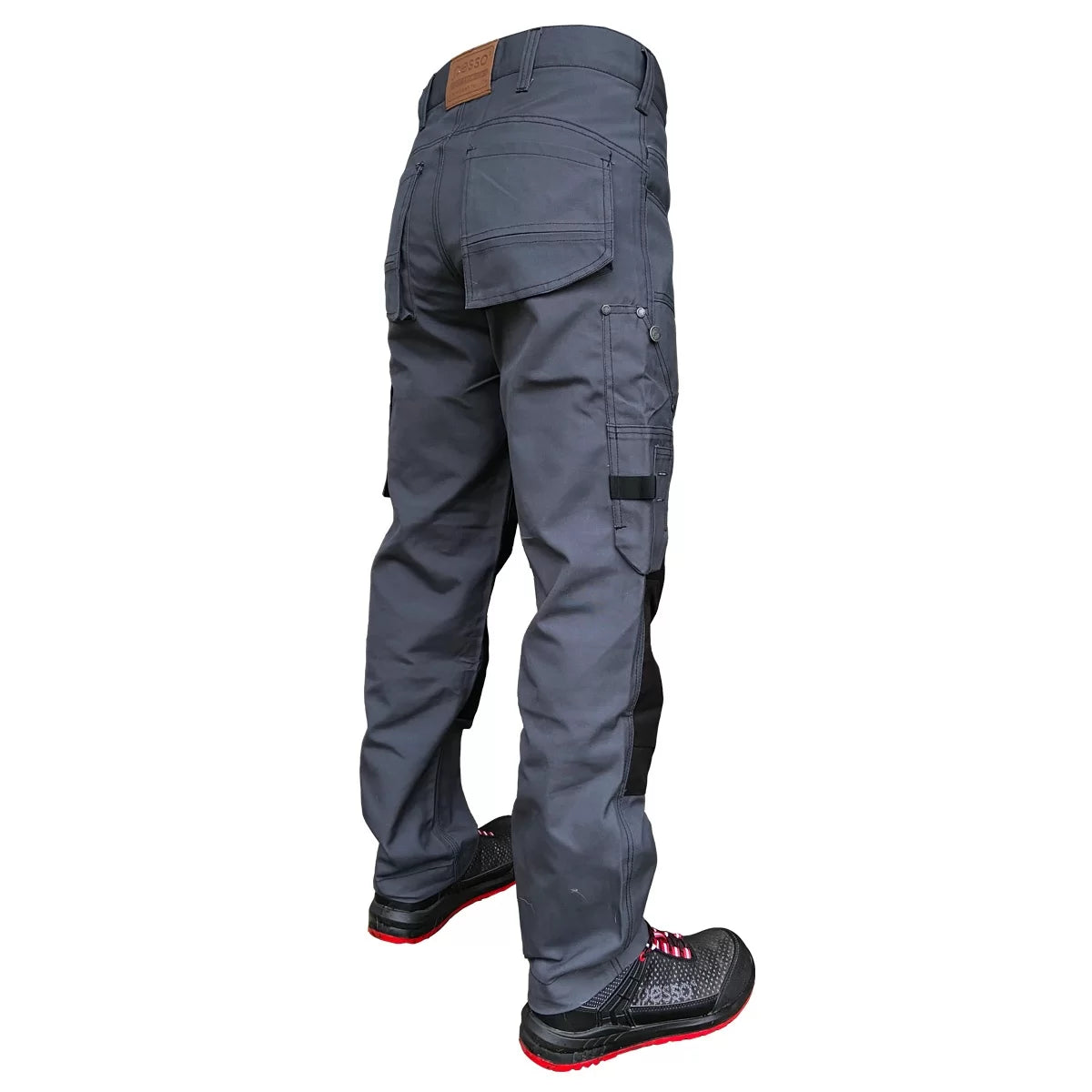 KDCP, PANTALON DE TRAVAIL EN TOILE PESSO, GRIS