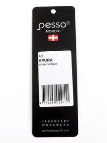 KPURA, BONNET HIVER MÉRINOS PESSO KPURA, NOIR