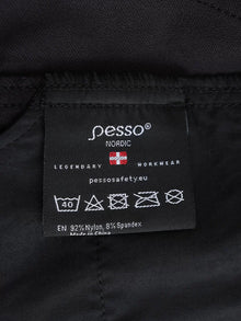 KS145B, SHORT DE TRAVAIL PESSO MERCURY STRETCH 145B, NOIR