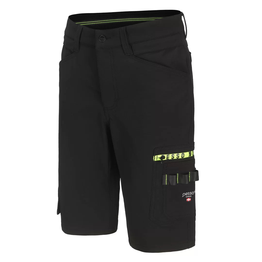 KS145B, SHORT DE TRAVAIL PESSO MERCURY STRETCH 145B, NOIR