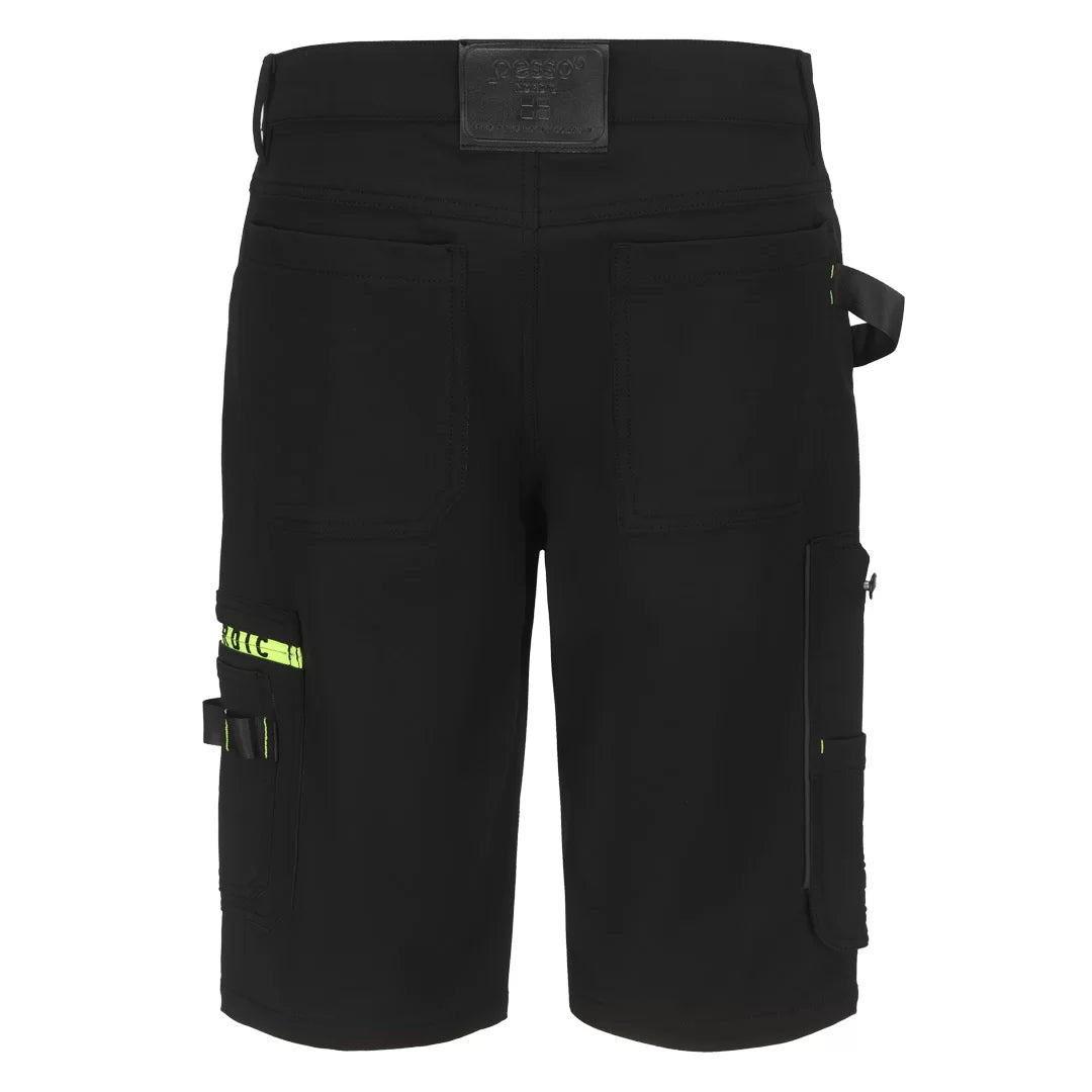KS145B, SHORT DE TRAVAIL PESSO MERCURY STRETCH 145B, NOIR