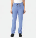 PHILTEX Ladies Stretch Polyester Scrub Bottoms (Ceil Blue)