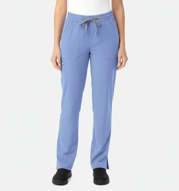 PHILTEX Ladies Stretch Polyester Scrub Bottoms (Ceil Blue)