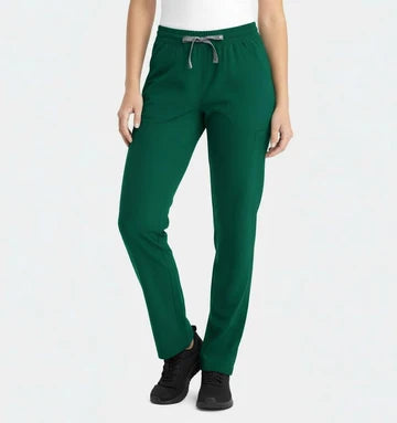 PHILTEX Ladies Stretch Polyester Scrub Bottoms (Hunter Green)