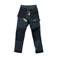 WW-062 MEN’S AVIATOR SOFTSHELL TROUSERS – GREY/GREEN / REG LEG