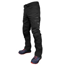 KD145B, MERCURY_J, SOFTSHELL PANTS PESSO MERCURY, BLACK