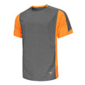MP205_OR, T-SHIRT PESSO BREEZE, GRIS-ORANGE