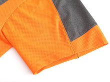 MP205_OR, T-SHIRT PESSO BREEZE, GRIS-ORANGE