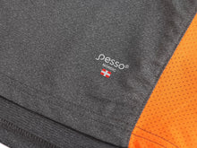 MP205_OR, T-SHIRT PESSO BREEZE, GRIS-ORANGE