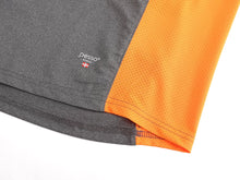 MP205_OR, T-SHIRT PESSO BREEZE, GRIS-ORANGE