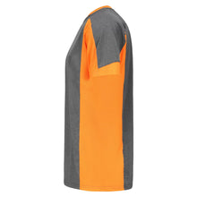 MP205_OR, T-SHIRT PESSO BREEZE, GRIS-ORANGE