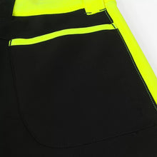 NEBRASKA_G, PANTALON SOFTSHELL PESSO NEBRASKA_G JAUNE HAUTE VISIBILITÉ