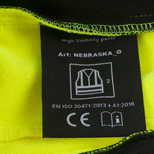 NEBRASKA_G, PANTALON SOFTSHELL PESSO NEBRASKA_G JAUNE HAUTE VISIBILITÉ