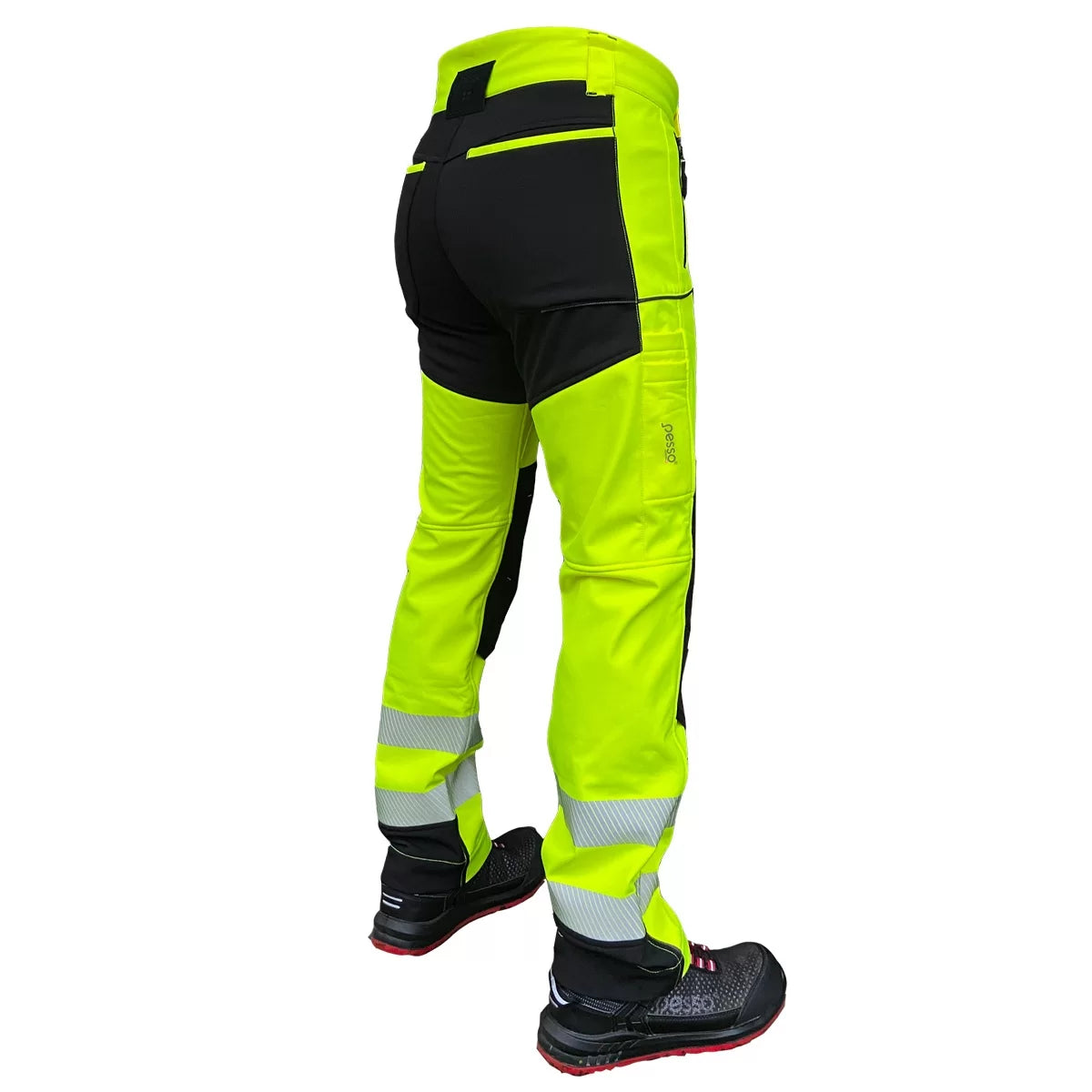 NEBRASKA_G, PANTALON SOFTSHELL PESSO NEBRASKA_G JAUNE HAUTE VISIBILITÉ