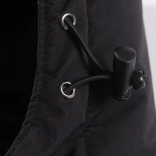 NOVA_J, VESTE D'HIVER IMPERMÉABLE PESSO NOVA, NOIR – JAUNE